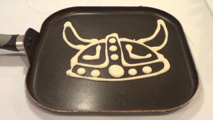 Vikings Horns Helmet Pancake 1